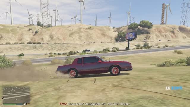 GTA 5 1986 Chevrolet SS Monte Carlo #gta5 краш и полный обзор супер легендарного масл кара