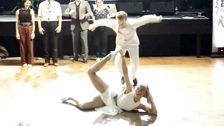 Dance Teachers having a fun Jam with Live Band! Танцы