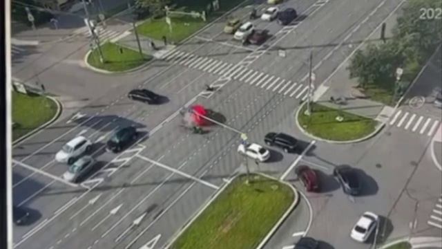 ‼️Мотоциклист погиб в ДТП в Москве‼️