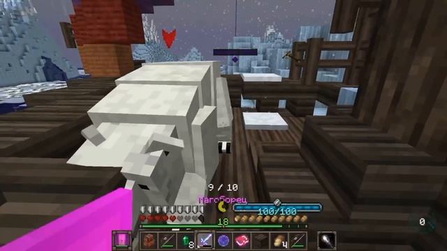 Майнкрафт, но это выживание на старой доброй сборочке DawnCraft #1