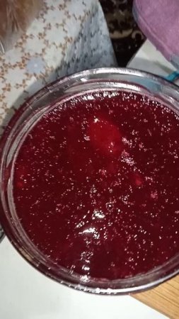 Желе из красной смородины