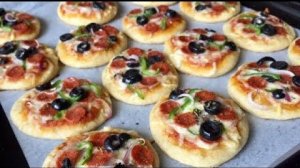 Такие мини пиццы готовлю детям и в школу и в прогулку. Простая и быстрая еда