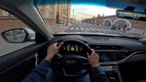 2023 GEELY ATLAS PRO / Джили Атлас Про 1.5 турбо робот 177 л.с. / Тест-драйв от первого лица / Обзор