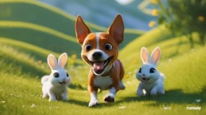 🐶 ＂Приключения рыжей собачки＂ – Детская песенка-мульт
