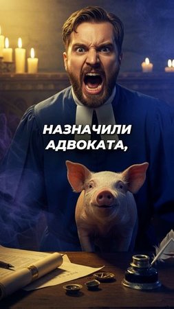 Во Франции свинью казнили как человека, но за что? #shorts #история