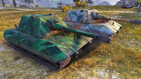 E 100 - взвод в рудниках World of Tanks