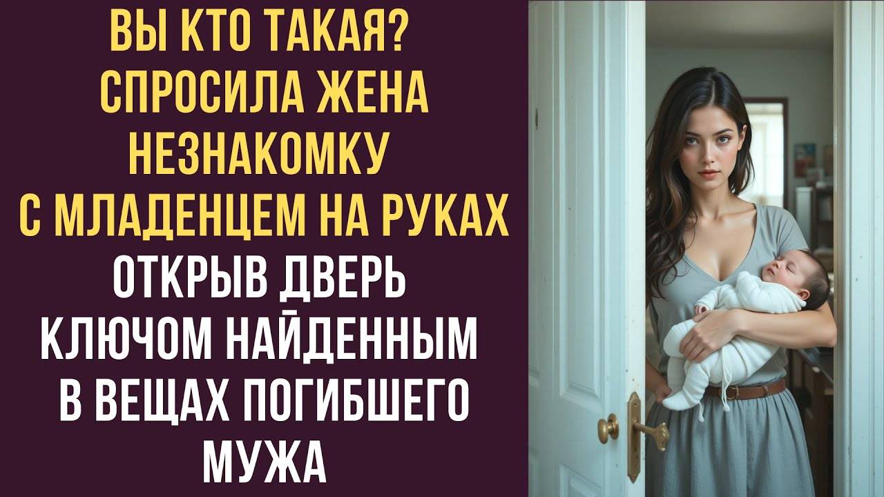 Истории из жизни: 📌ЖЕНЩИНА с младенцем на руках, открыла дверь нашей квартиры ключом УМЕРШЕГО мужа