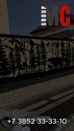 Заборы из металла собственного производства