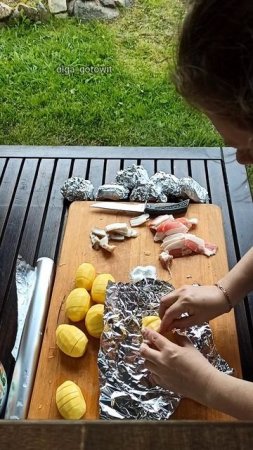 наслаждаемся вкуснятиной, приготовленной в углях от мегакостра🔥