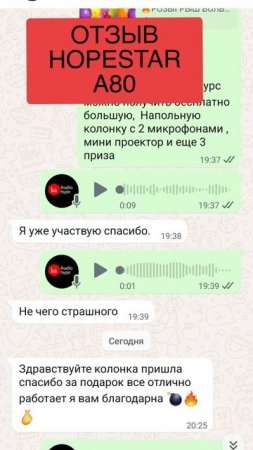 HOPESTAR A80 ОТЗЫВЫ АУДИОХАЙП ✅ Колонка Hopestar A80 350 Ватт отзыв клиента 🔥 #hopestar #отзывы #jb