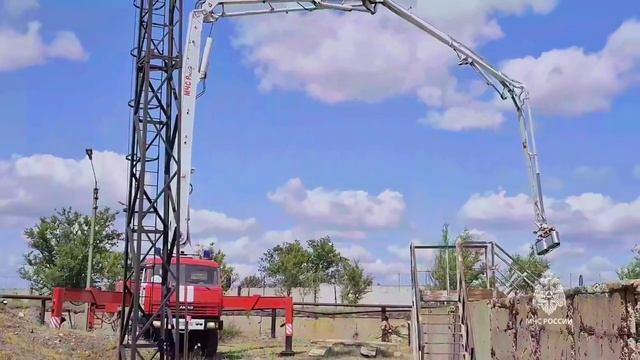 Сотрудники МЧС России ликвидировали условное возгорание на территории ТЭЦ