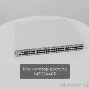 Коммутатор доступа PoE MES2448P за 1 минуту