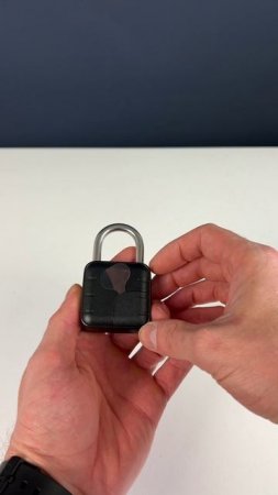Замок навесной биометрический Ps-Link PS-SY12 Всепогодный / Без ключа / Черный