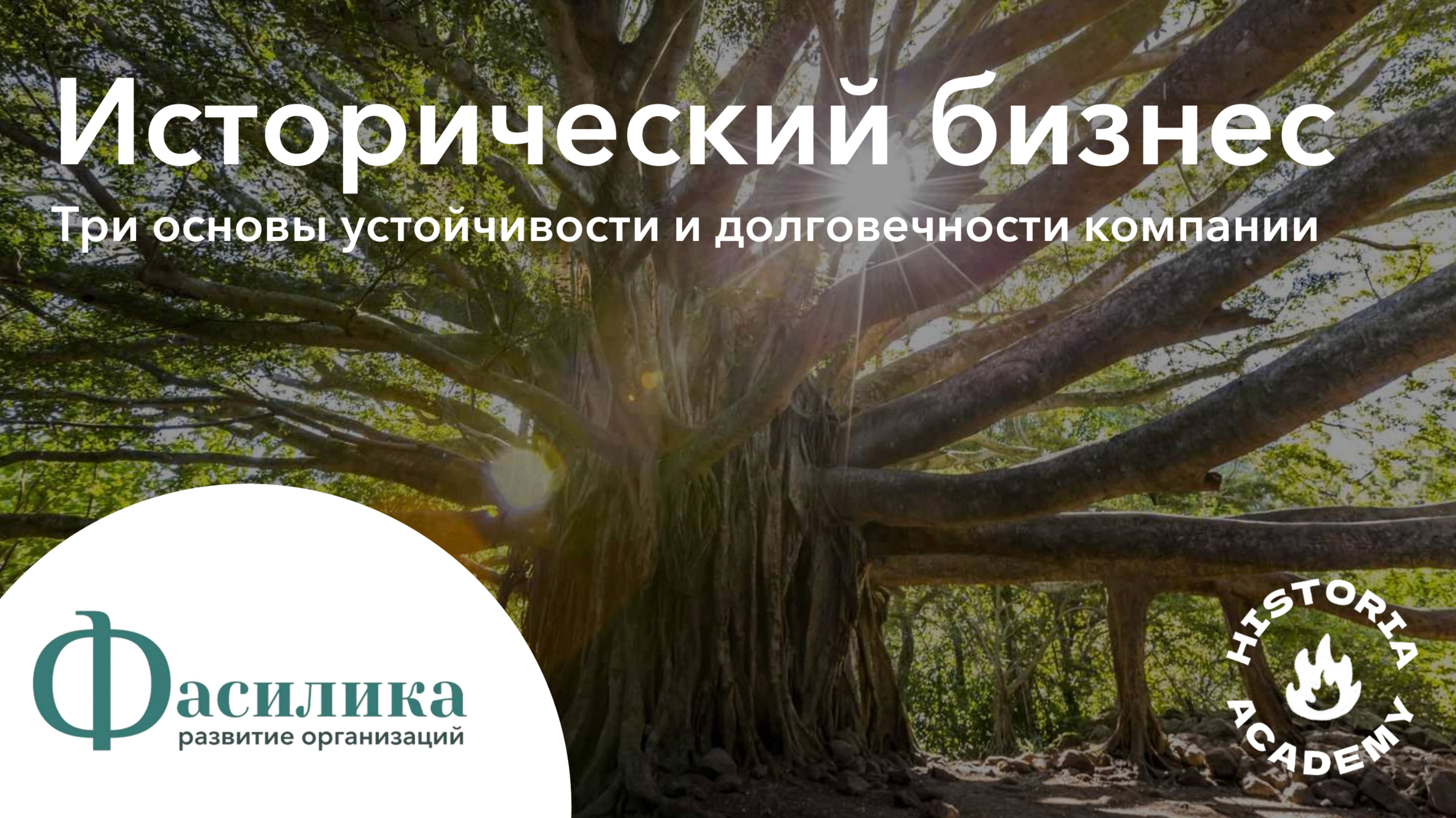 Исторический бизнес. Три основы устойчивости и долговечности компании (24.06.25)