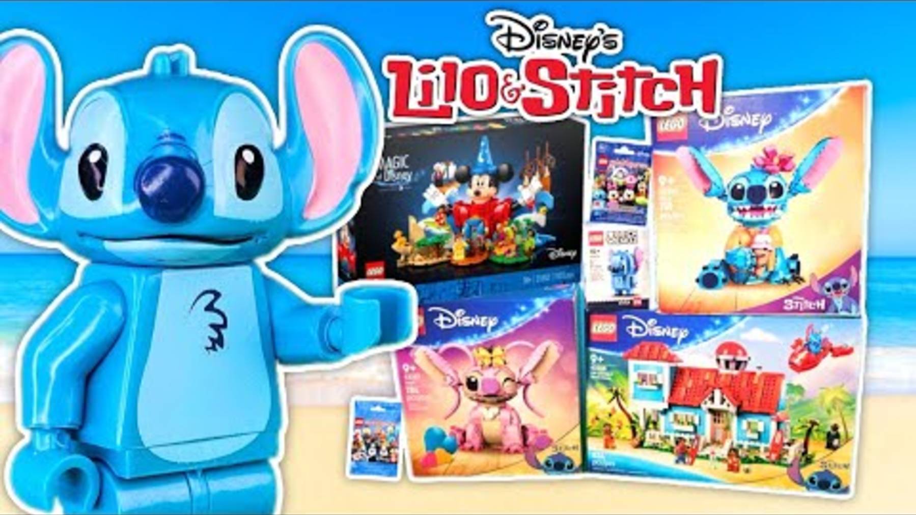 Я собрал ЛИЛО и Стич из конструктора LEGO...
