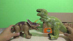 Динозавры.Игрушки динозавры обзор игрушки Dinosaurs box set review toys