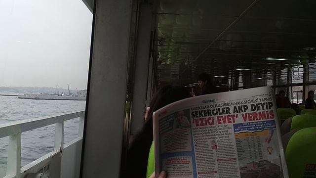 На пароме из Мраморного моря в Босфор!