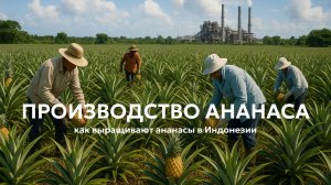 Производство ананасов в Индонезии – выращивание ананасов на продажу