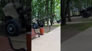 Экспозиция Военной Техники в 
Парке Победы В Наро Фоминске