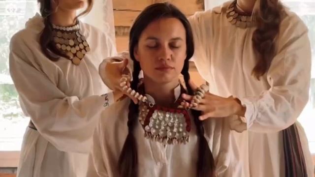 Чувашский обряд. Сбор чувашской невесты