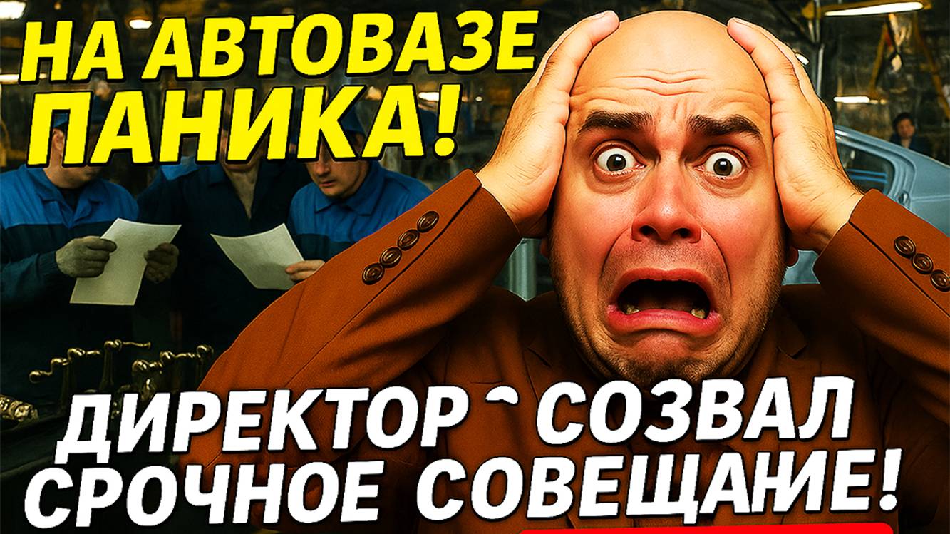 На автовазе паника! Соколов созвал срочное совещание!