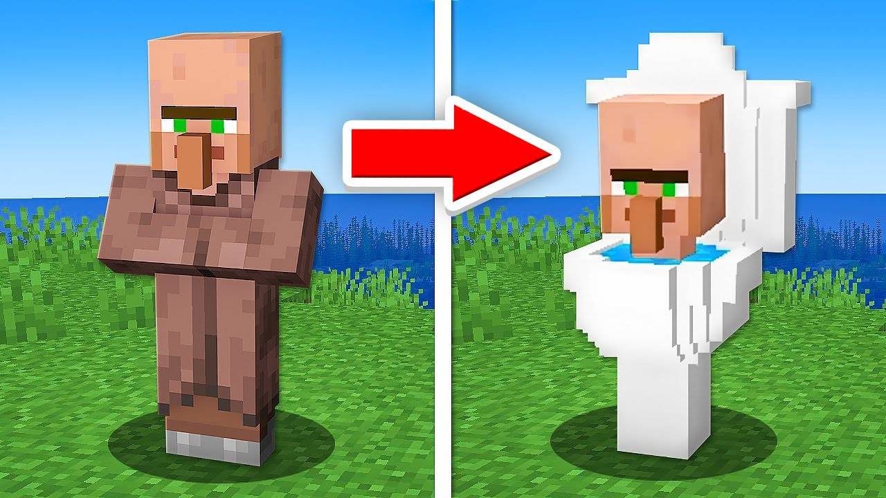 😱 ЗАЧЕМ Я Переделал КАЖДОГО Моба в СКИБИДИ! САМЫЙ  БЕЗУМНЫЙ  Майнкрафт ! Minecraft