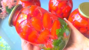 Секрет сладких помидоров на зиму! Просто нарежьте и удивитесь – теперь всегда буду делать так!