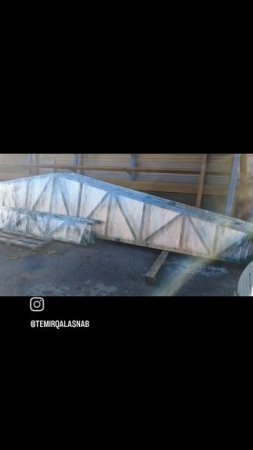 Изготовление металлоконструкций для навеса под автомобиль ⚙️🔥