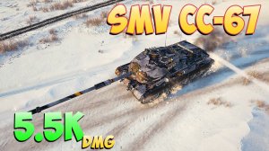SMV CC-67 - 5 Фрагов 5.5K Урона - Подарок! - Мир Танков