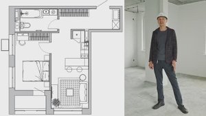 Квартира с отделкой 42,8 м2 ЖК Новый
