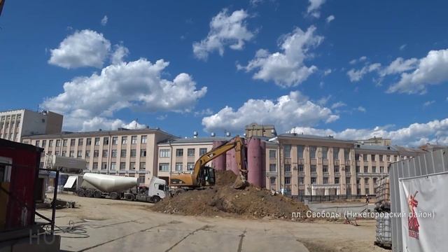 Ход строительства станции метро "Площадь Свободы" || Нижегородский р-он, пл. Свободы || Июнь 2025