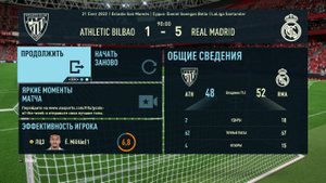 ФИФА 23 ОБЗОР МАТЧА АТЛЕТИКО БИЛЬБАО РЕАЛ МАДРИД 1:5