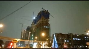 Москву засыпало снегом