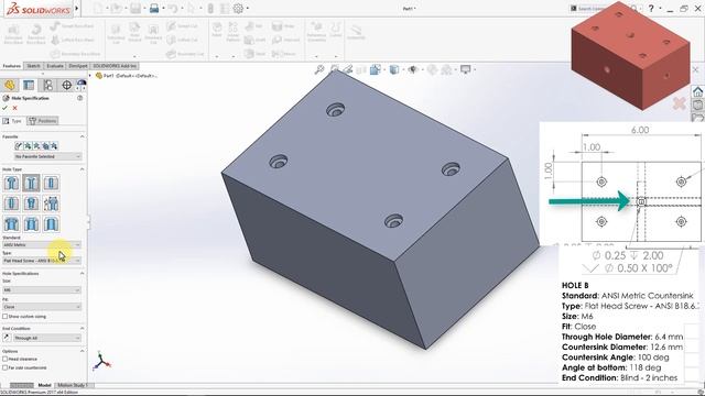 2.04. Hole Wizard - SOLIDWORKS Become a Certified Professional Today