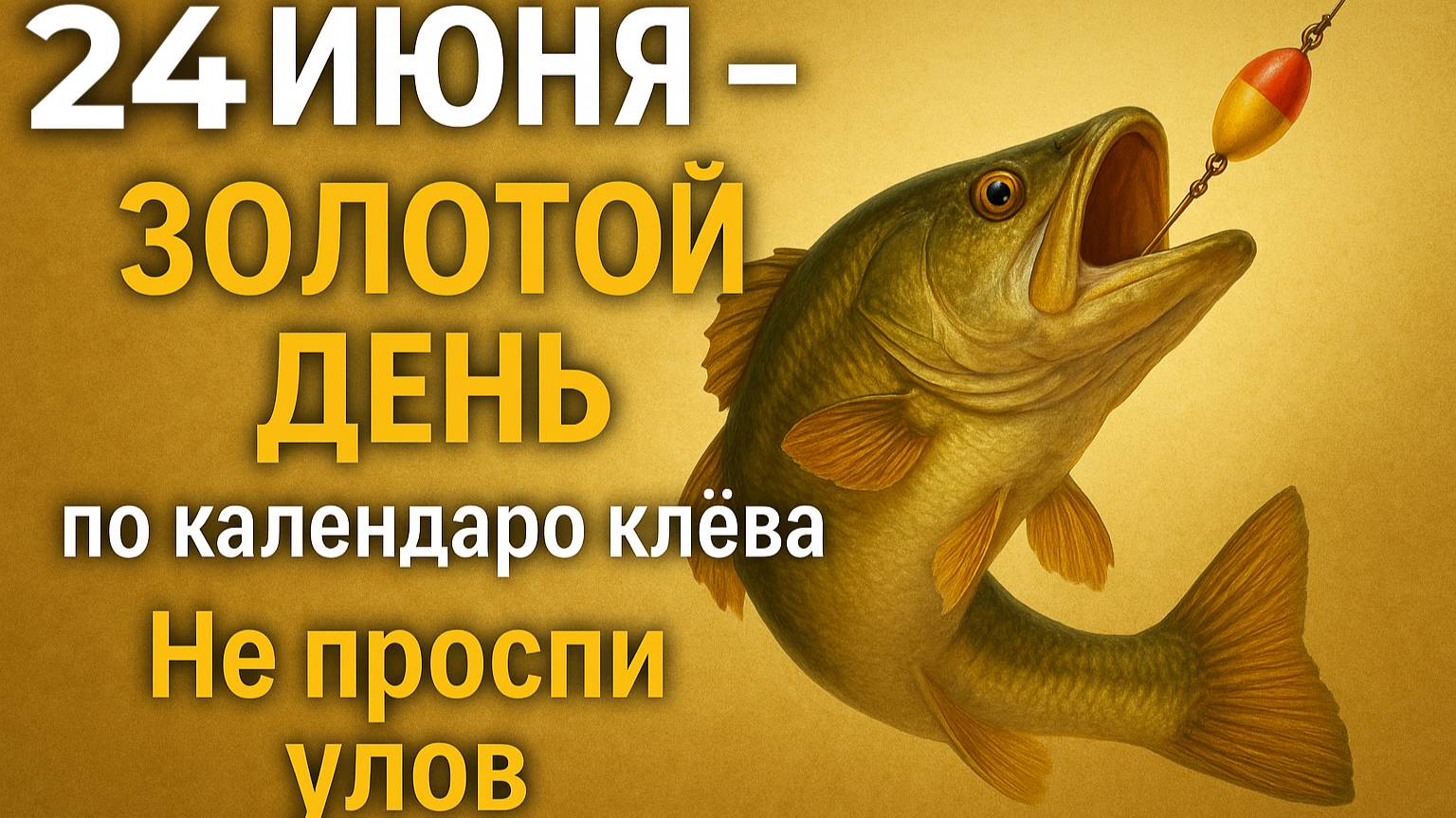 24 ИЮНЯ - РЫБА АТАКУЕТ! Невероятный клёв который случается РАЗ В ГОДУ