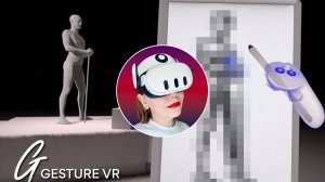 #VRart #MetaQuest3 #academicaldrawing #gesturevr #timelapce #figurativedrawing #speeddrawing