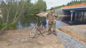 В свободное время с удочкой отдохнул