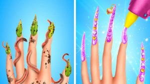 🧛 Девчачьи проблемы вампира с длинными ногтями 💅😅
