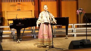 Ксения Пашкова. Народное пение. Сольное пение. Поют дети. ДМШ2 Сочи. Народный костюм.