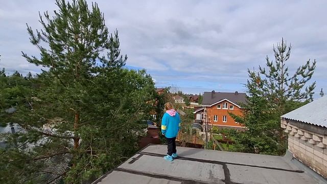 Мне с верху видно всё: Открытый обзор на жизнь соседей! 👀🏠"