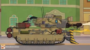 HomeAnimations – Мультики про танки Пожиратель против Огнемета - Мультики про танки