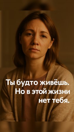 Ты будто живёшь.
Но в этой жизни нет тебя.