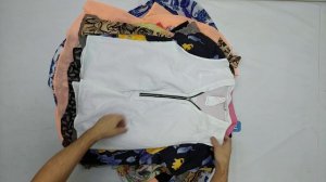 37434 Блузки женские, 3пак, , секонд (cream) оптом