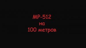 МР 512 стрельба на 100 метров