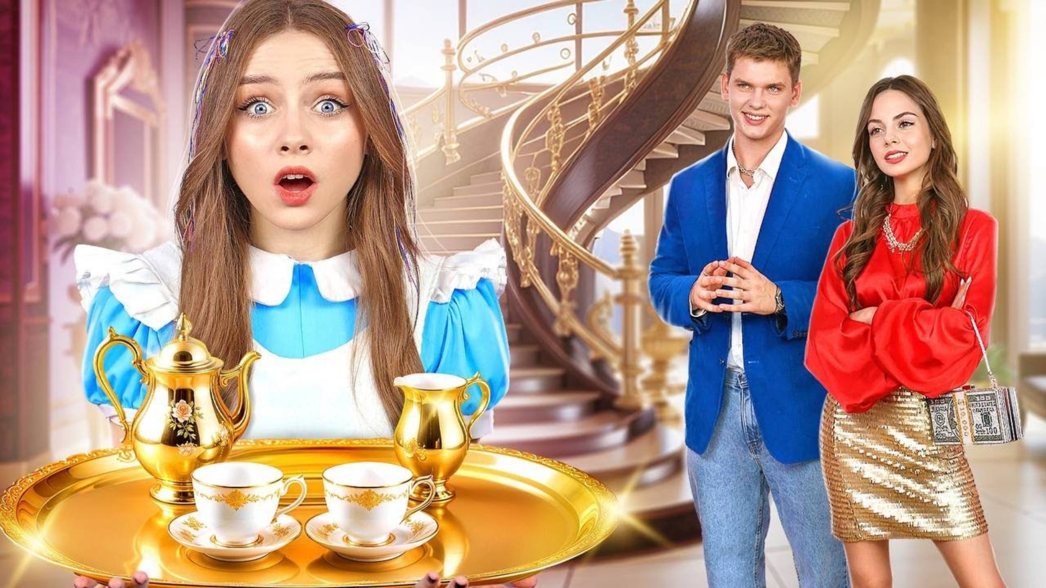Тим Тин : Выживаю с САМЫМИ БОГАТЫМИ РОДИТЕЛЯМИ! Я Стала Служанкой Для Богатой Семьи