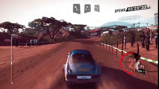 Кенийская жара: Как я проскочил поворот на старте в V-Rally 4