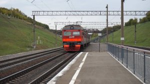 Электропоезд ЭД9Т-0019. Аламбайский экспресс.