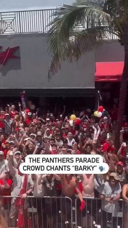 Florida Crowd Chants "Barky" During Stanley Cup Parade