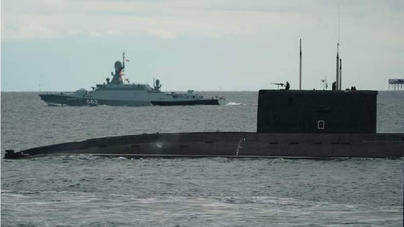 Российские моряки провели учения по уничтожению кораблей в Балтийском море