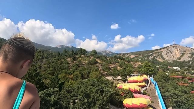 Лучший аквапарк в Крыму. СИМЕИЗ. Обзор аквапарка, аттракционов. Симеиз аквапарк в Симеизе